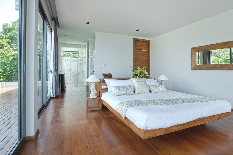modern bedroom design ideas - floor