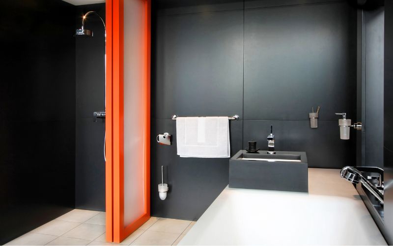 modern black bathroom ideas