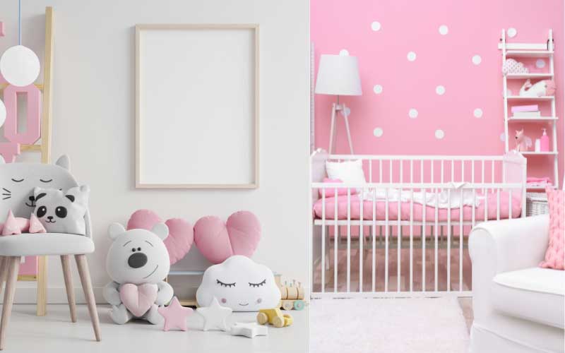 How to decorate a toddler girl room on a budget? 