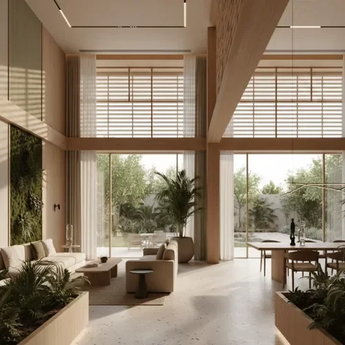 biophilic-living-room-with-natural-light-and-greenery