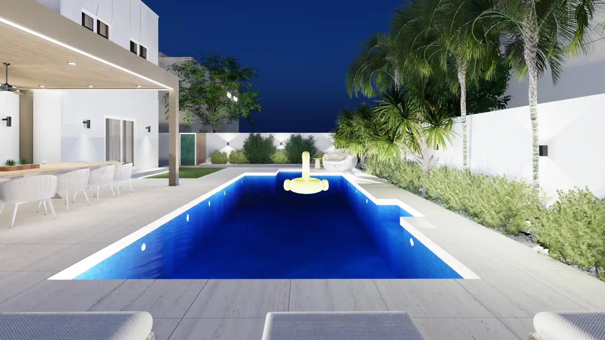 swimming-pool-backyard-night swimming-pool-backyard-night