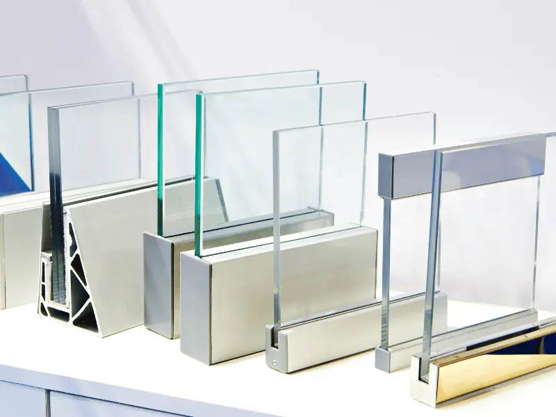 Glass thickness and framing systems