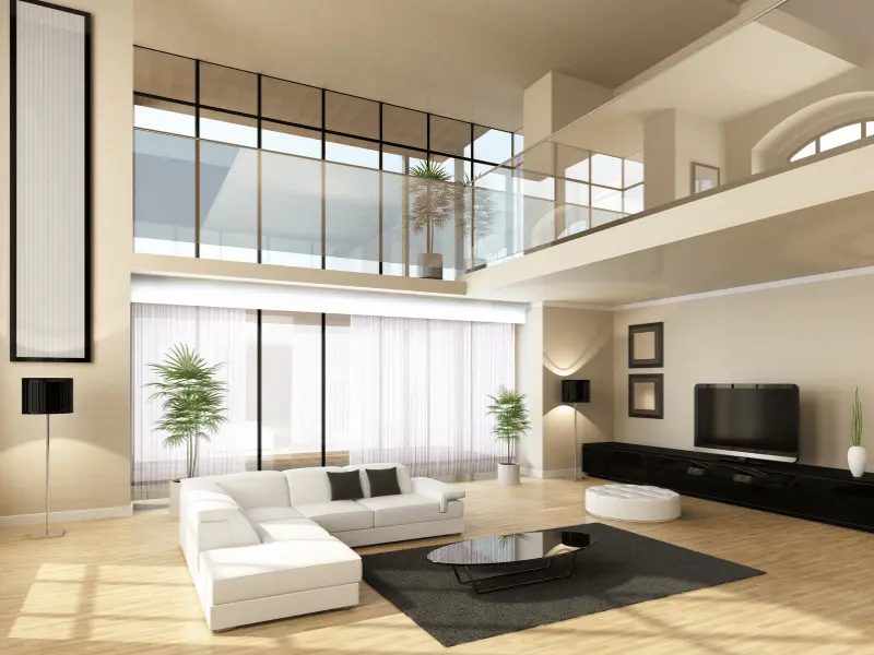Living room interior in villa dubai