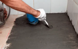 waterproofing Bathroom floors and shower areas